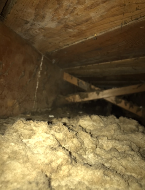 Residential duct before cleaning